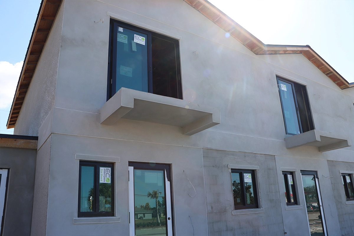 Cape Coral home with newly installed impact entry door