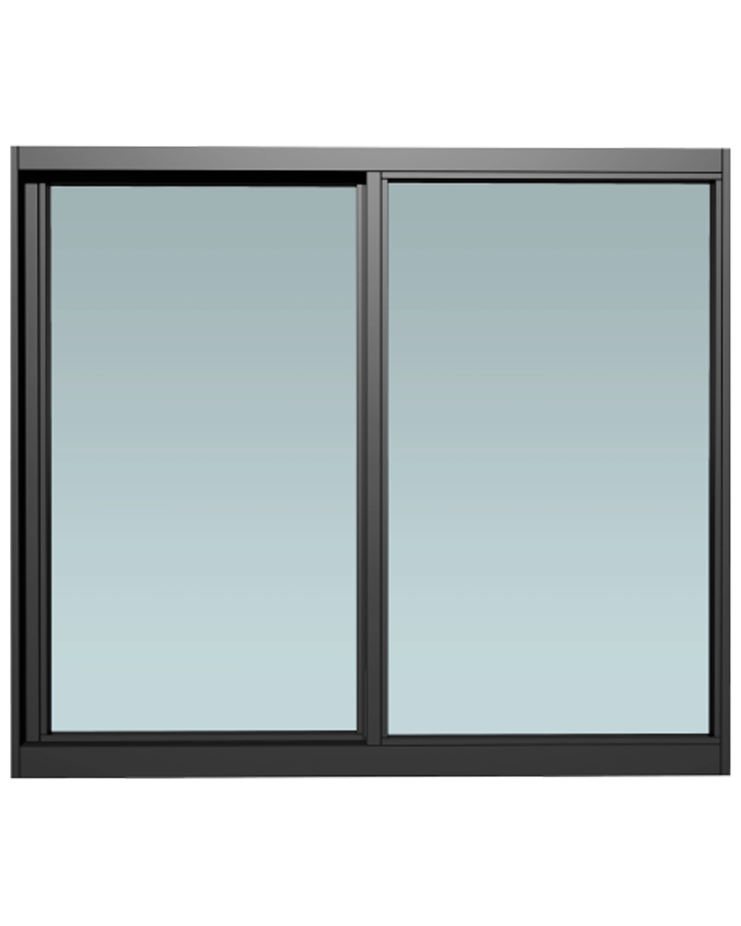 French Impact door with white frame and impact glass