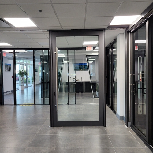 MG-4000 impact resistant pivot door
