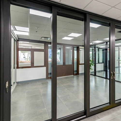 MG-1100 Impact Resistant Multitrack Sliding Glass Door
