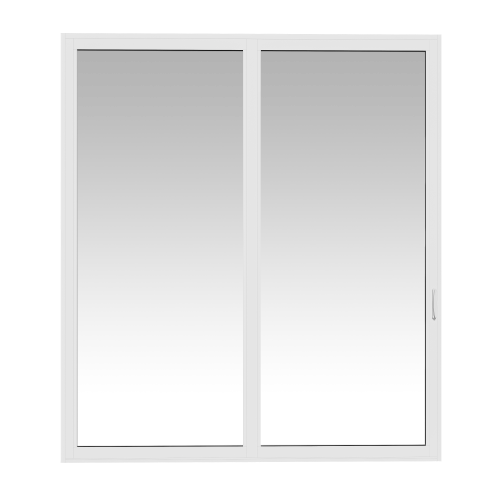 Eco-Guard™ Series 700 Sliding Door in White frame with Clear glass