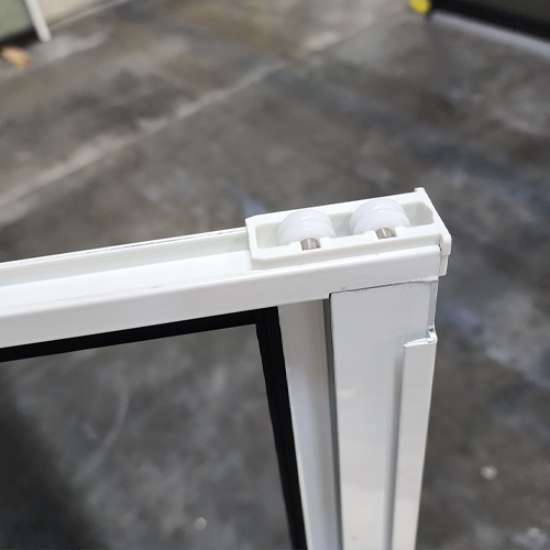 MG-350 horizontal sliding impact window detail view