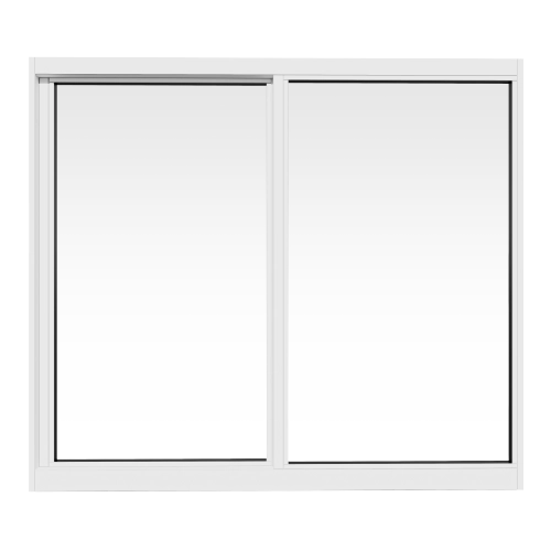 Eco-Guard™ Series 250 Horizontal Rolling Window in XO, White frame with Clear glass