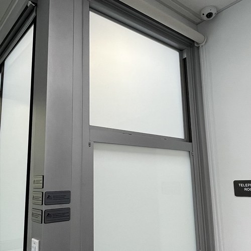MG-200 single-hung impact window installed on a residential home