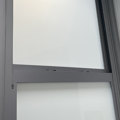 MG-200 single-hung impact window installed on a residential home