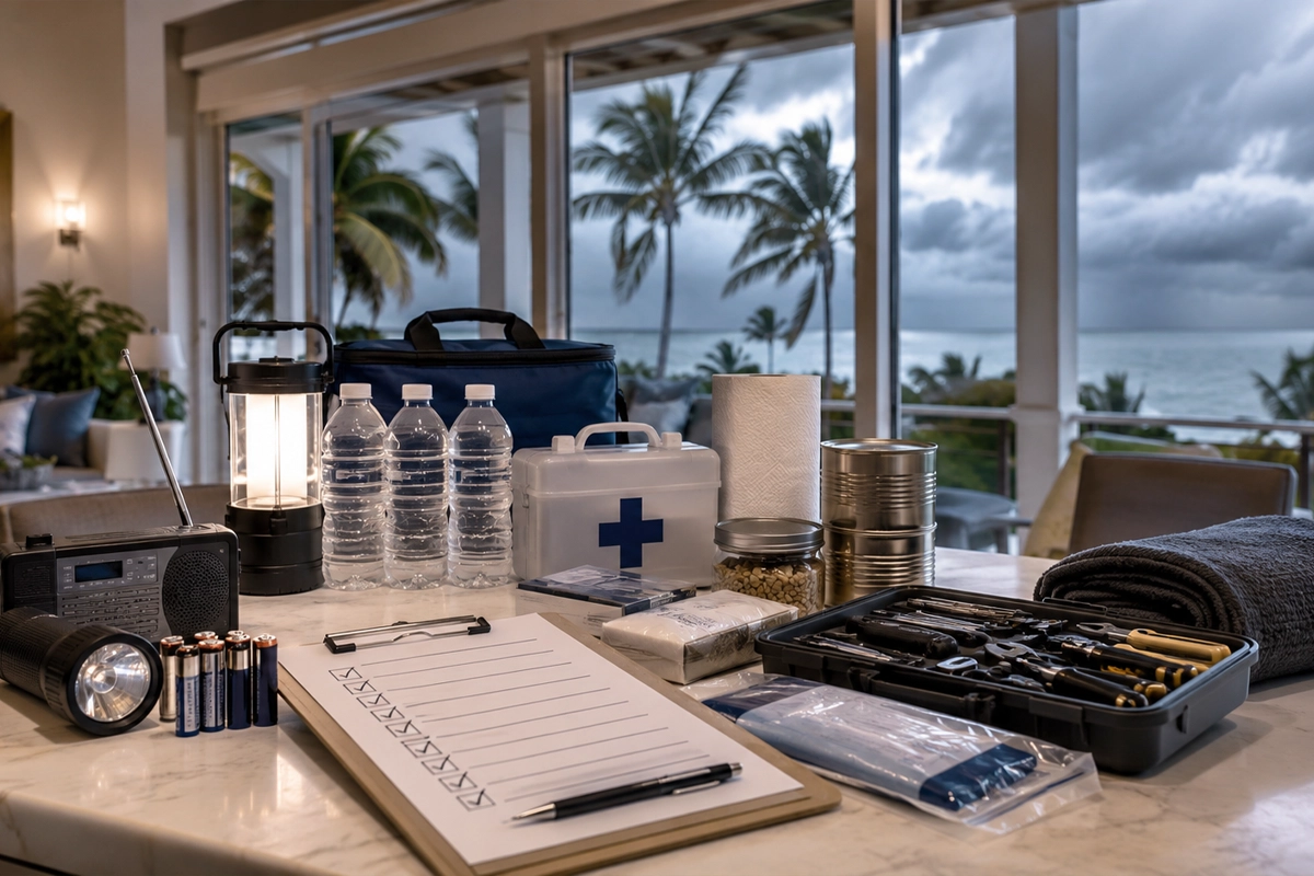 Florida coastal home prepared for hurricane season