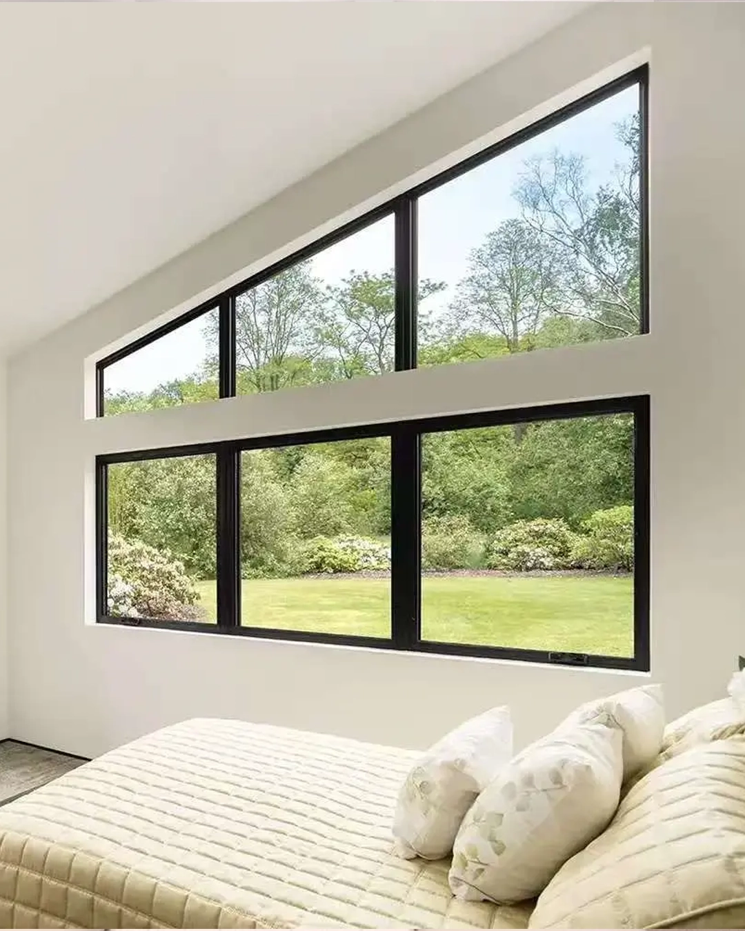 Fixed architectural impact windows installed on a Florida home