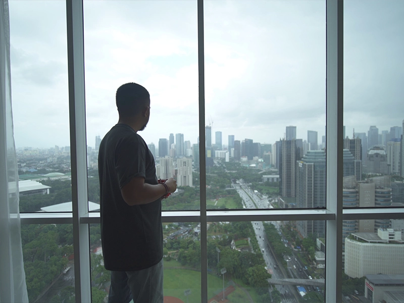 men and impact window